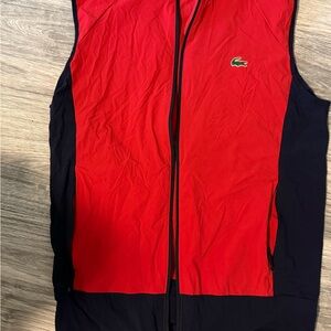 Lacoste Sport Red and Black vest